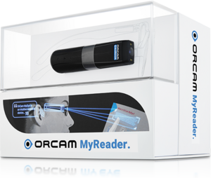 OrCam MyReader 2 in Verpackung