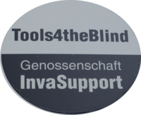 Schild vom Blindenladen von Tools4theBlind GmbH in Winterthur