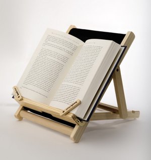 Lesepult Bookchair mit geöffnetem Buch