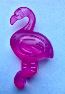 Wiederverwendbarer Eiswürfel - Flamingo